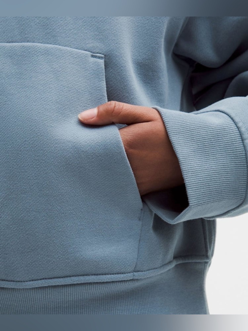 Lululemon Steady State Oversized Hoodie Steel Blue Size Medium M NWT New - Picture 10 of 11